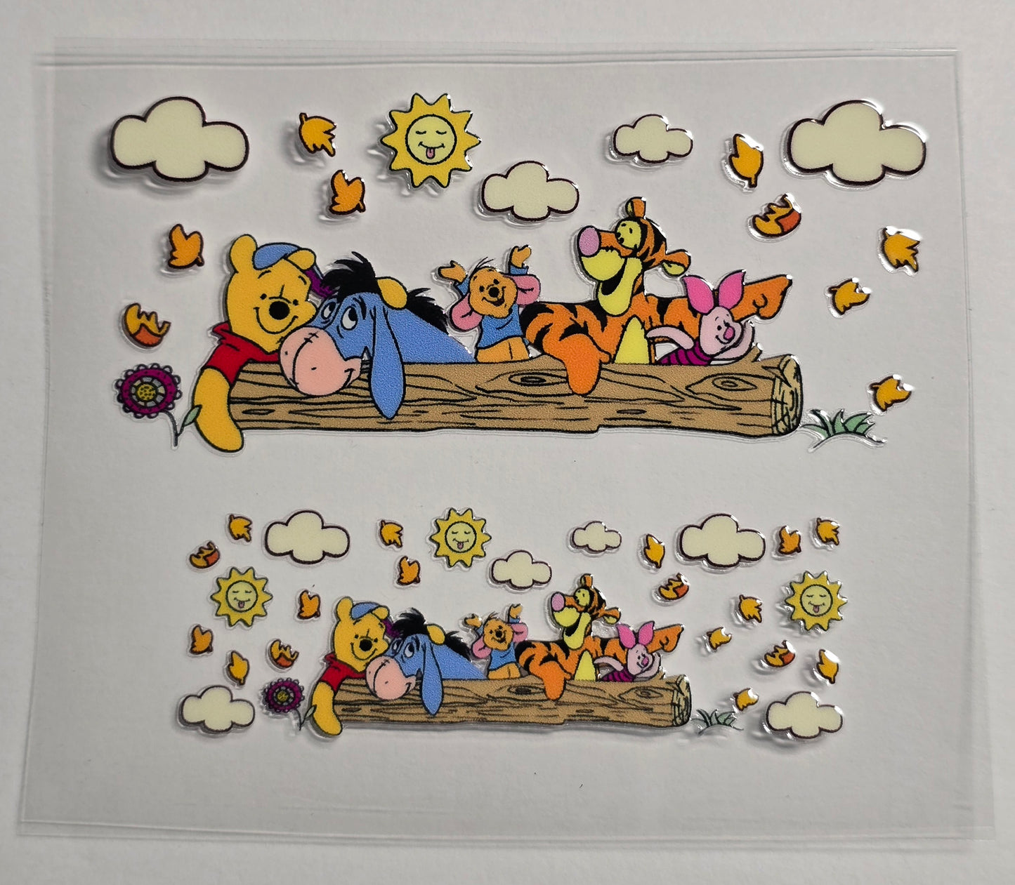 Mini Tumbler Keychain UV/DTF Wraps - Yellow Bear 2 - Multiple Designs Available