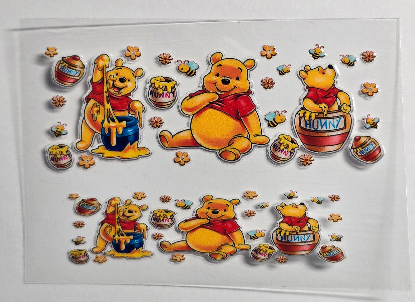 Mini Tumbler Keychain UV/DTF Wraps - Yellow Bear 2 - Multiple Designs Available