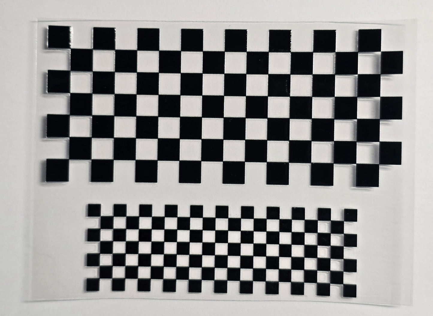 Mini Tumbler Keychain UV/DTF Wraps - Checkered Pattern