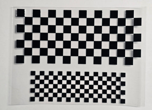 Mini Tumbler Keychain UV/DTF Wraps - Checkered Pattern