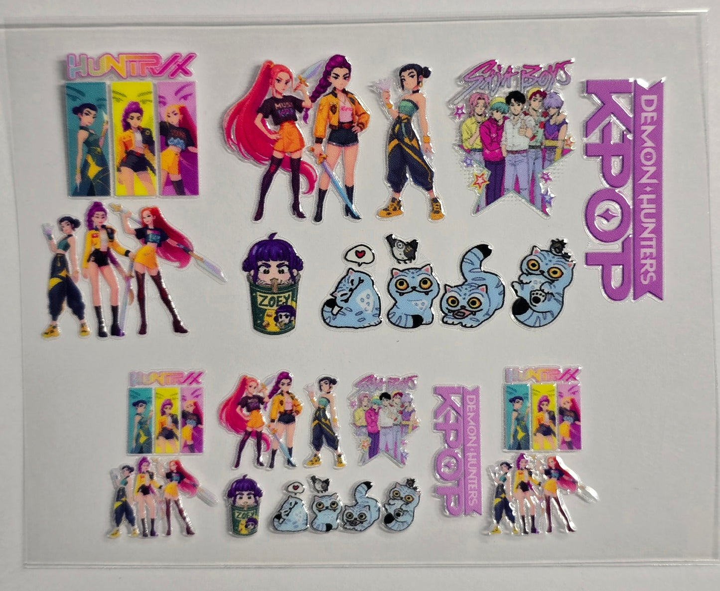 Mini Tumbler Keychain UV/DTF Wraps - K-Pop Demon Hunters - Multiple Designs Available