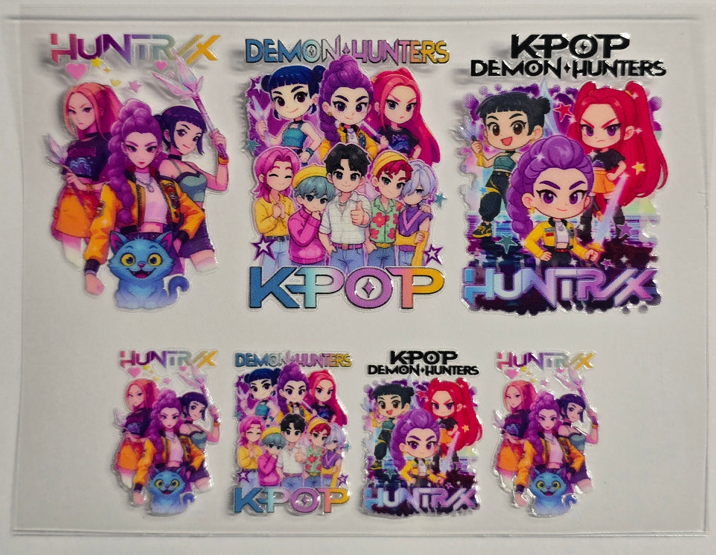 Mini Tumbler Keychain UV/DTF Wraps - K-Pop Demon Hunters - Multiple Designs Available