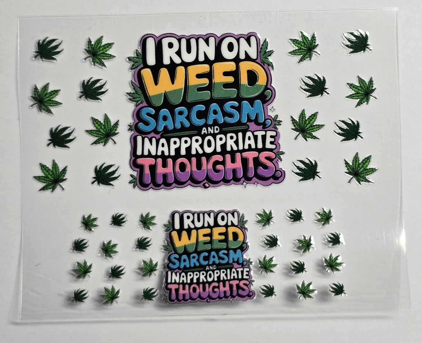 Mini Tumbler Keychain UV/DTF Wraps - 420 - Multiple Designs Available