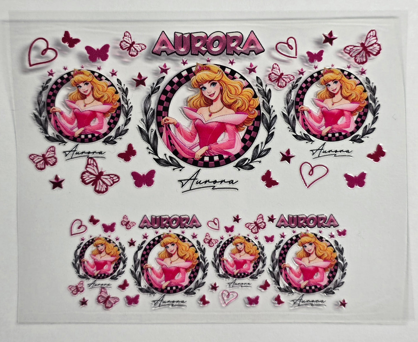 Mini Tumbler Keychain UV/DTF Wraps - Animation 6 - Multiple Designs Available