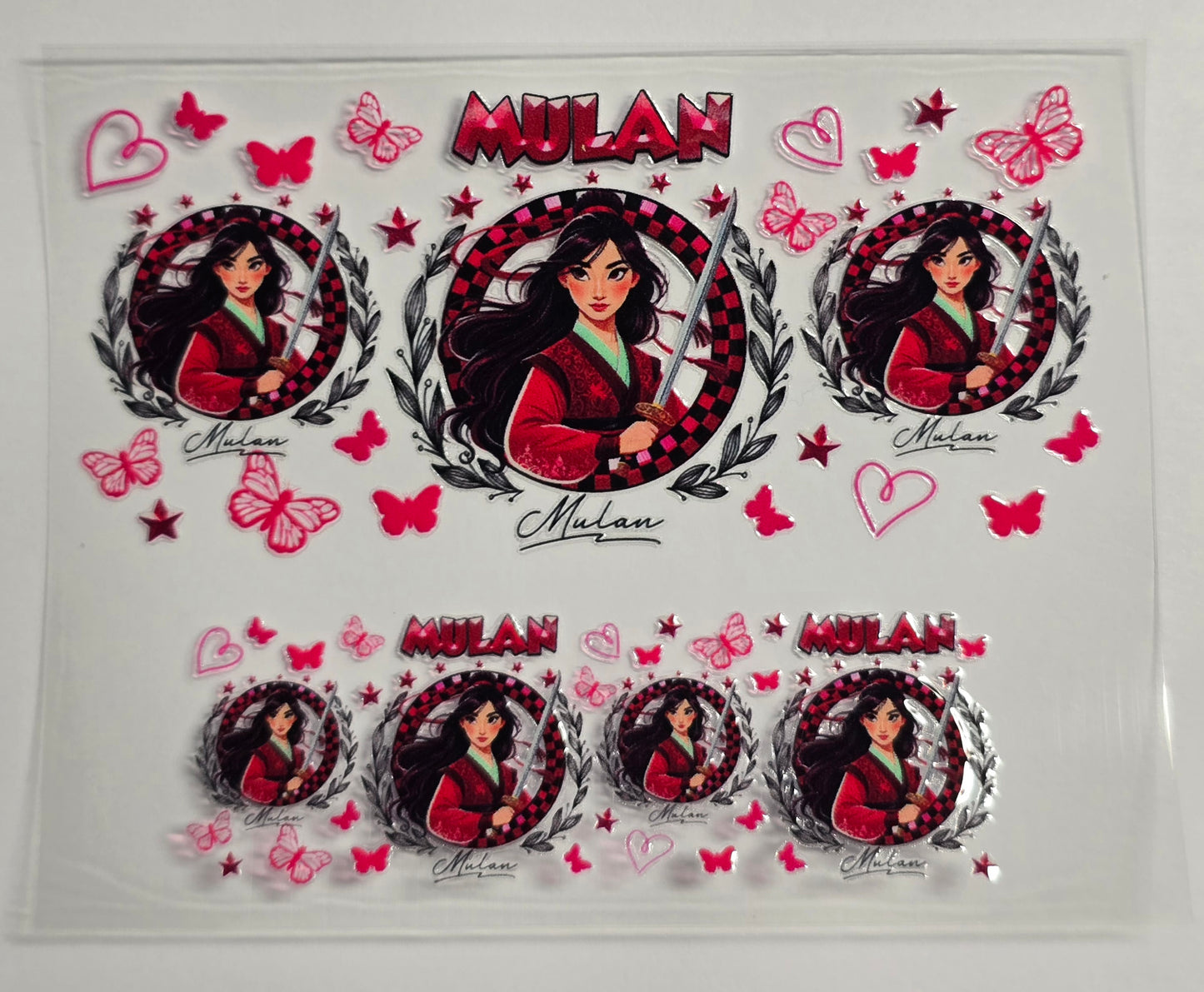 Mini Tumbler Keychain UV/DTF Wraps - Animation 6 - Multiple Designs Available