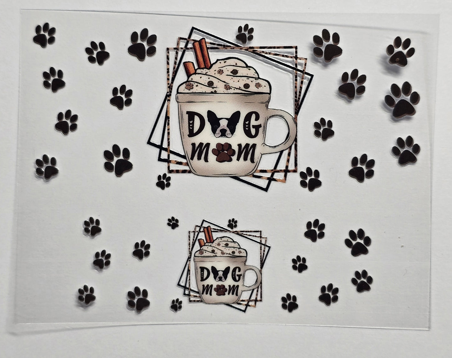 Mini Tumbler Keychain UV/DTF Wraps - Dog Mom - Multiple Designs Available