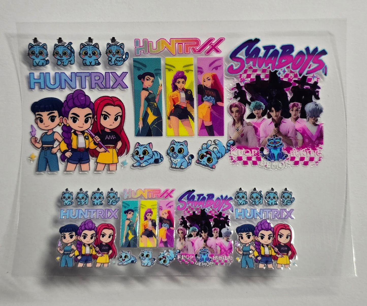 Mini Tumbler Keychain UV/DTF Wraps - K-Pop Demon Hunters - Multiple Designs Available