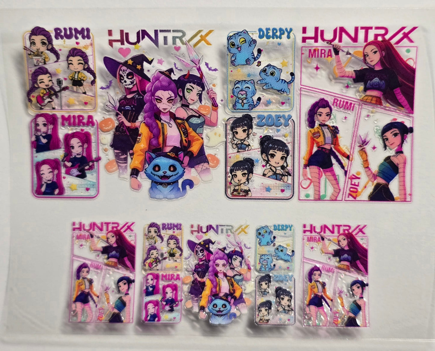 Mini Tumbler Keychain UV/DTF Wraps - K-Pop Demon Hunters - Multiple Designs Available