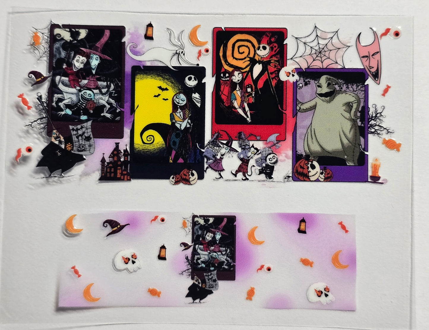 Mini Tumbler Keychain UV/DTF Wraps - Nightmare 3 - Multiple Designs Available