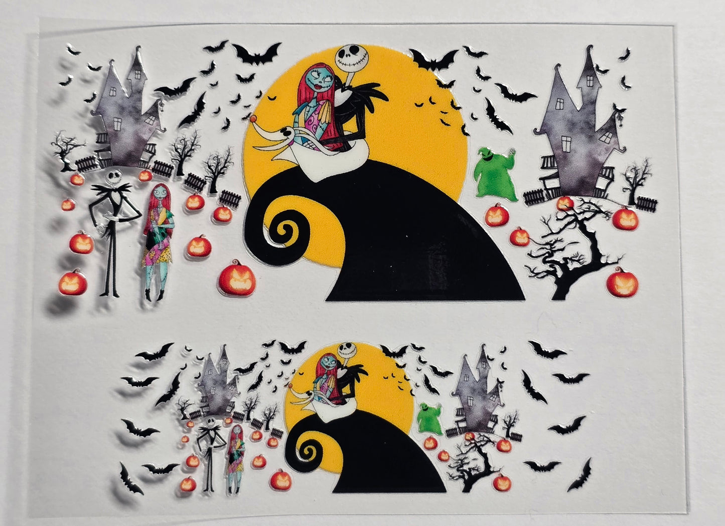 Mini Tumbler Keychain UV/DTF Wraps - Nightmare 3 - Multiple Designs Available