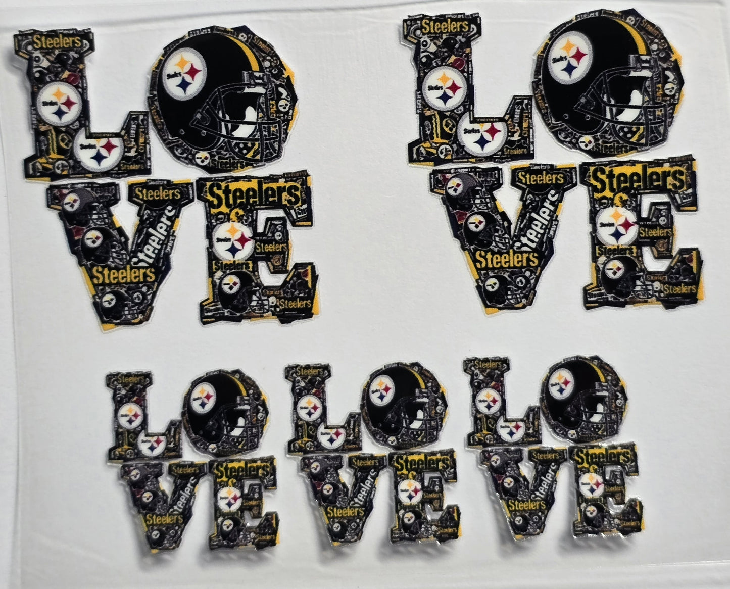 Mini Tumbler Keychain UV/DTF Wraps - Football - Pittsburgh - Multiple Designs Available