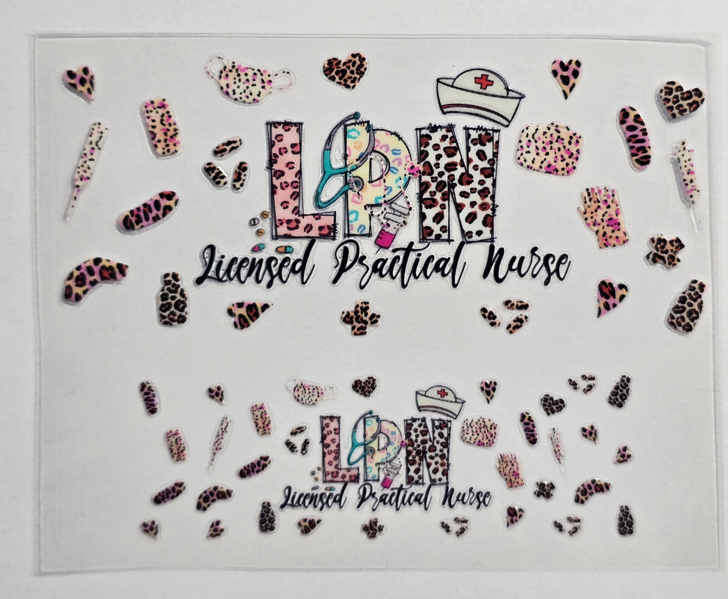 Mini Tumbler Keychain UV/DTF Wraps - Medical/Dental - Multiple Designs Available