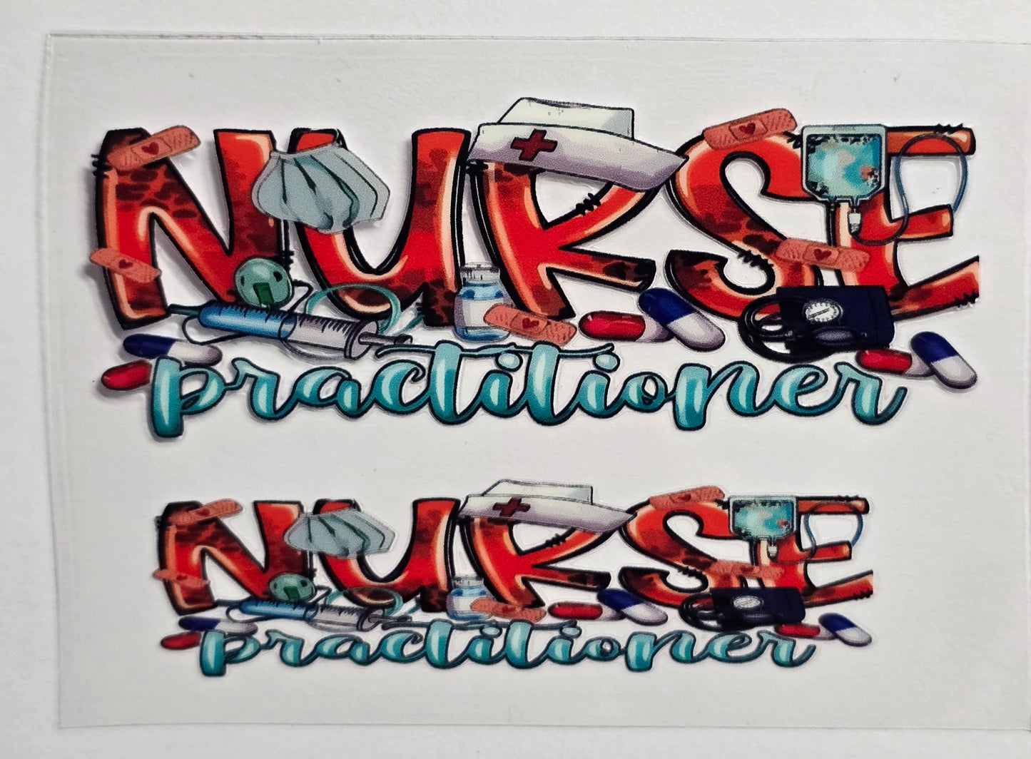 Mini Tumbler Keychain UV/DTF Wraps - Medical/Dental - Multiple Designs Available