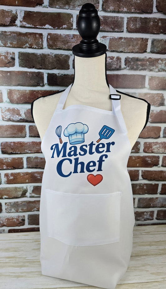 Kids Apron with Master Chef Design