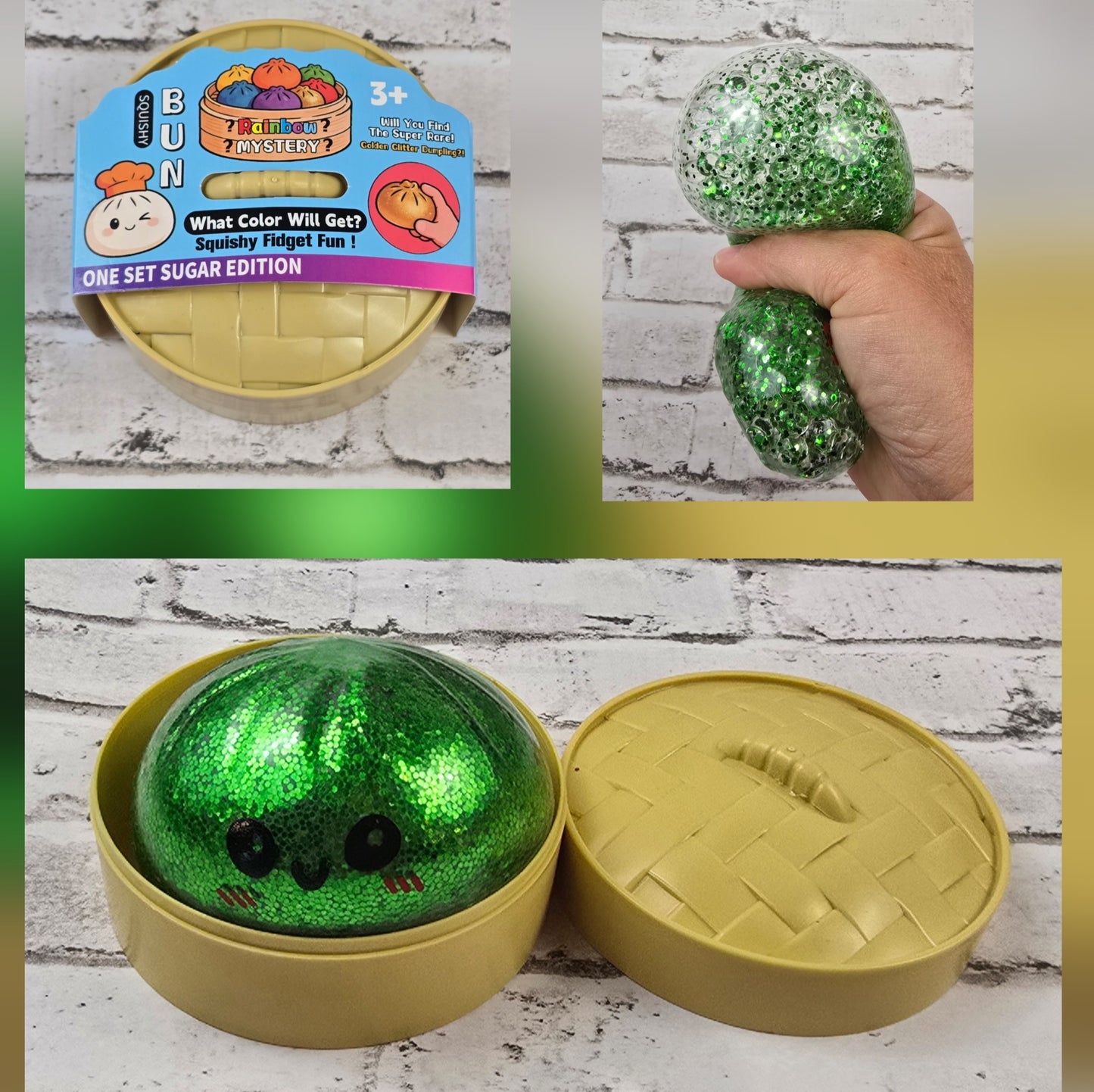 Glitter Bead Dumpling with Mini Steamer Case (G2) - Multiple Colors Available