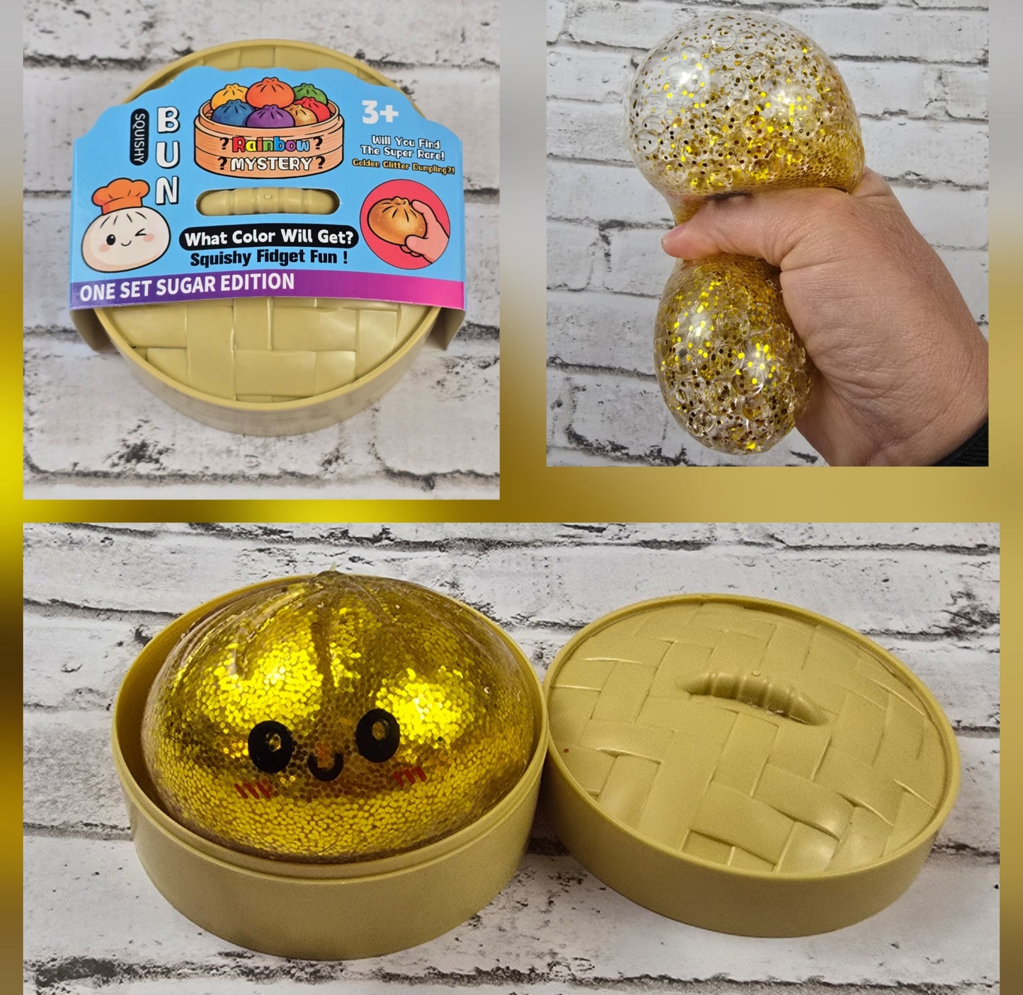 Glitter Bead Dumpling with Mini Steamer Case (G2) - Multiple Colors Available