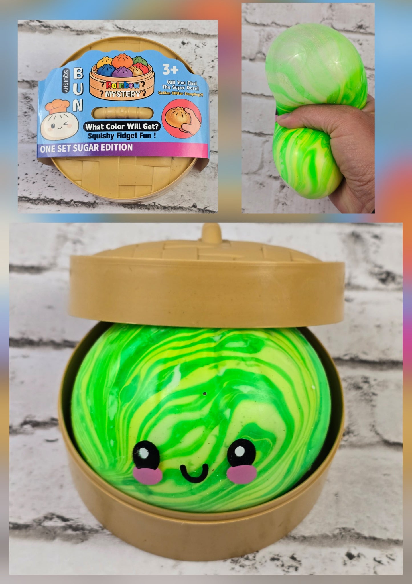 Marble/Tie‑Dye Powder Dumplings (TD1) - Multiple Options Available