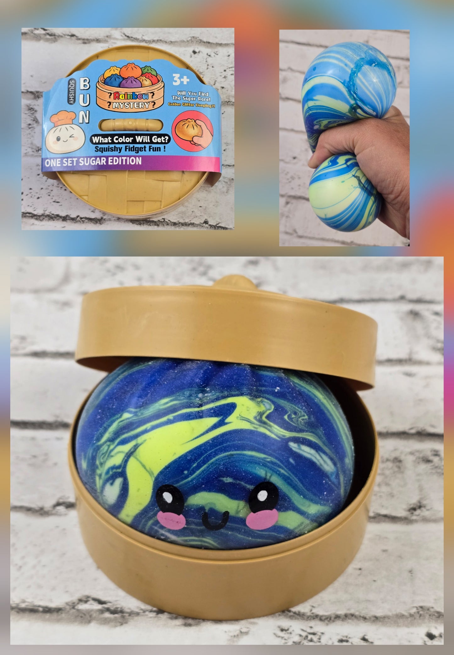 Marble/Tie‑Dye Powder Dumplings (TD1) - Multiple Options Available