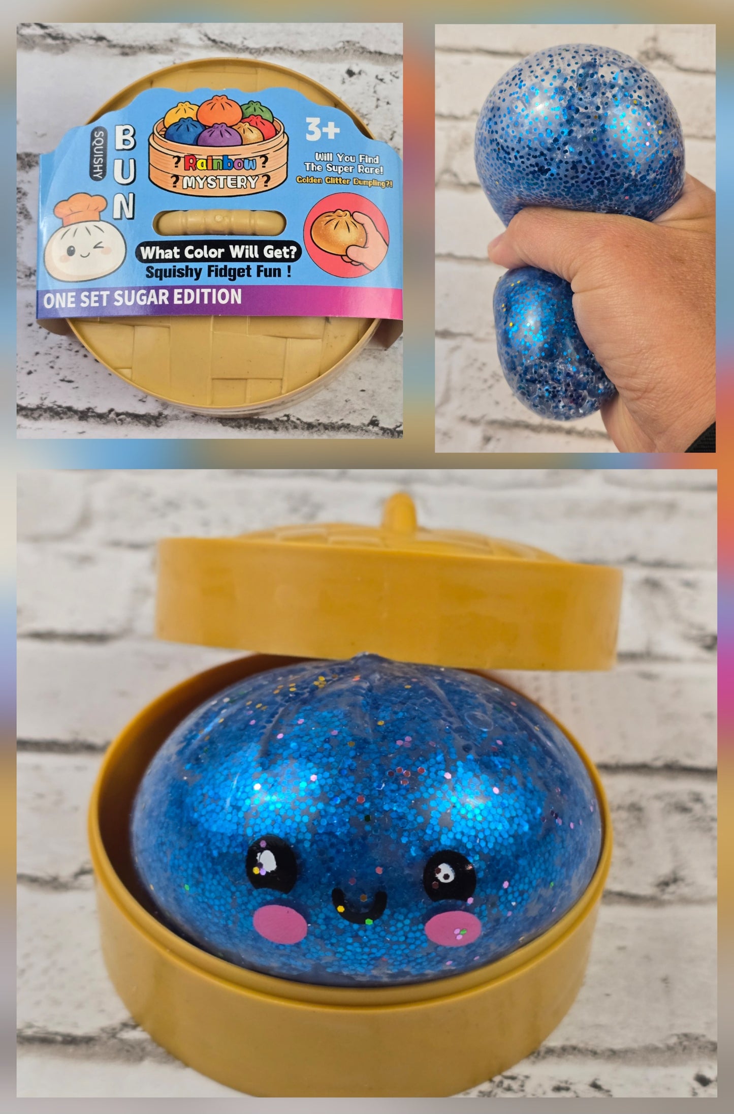 Glitter Bead Dumpling with Mini Steamer Case (G3) - Multiple Colors Available