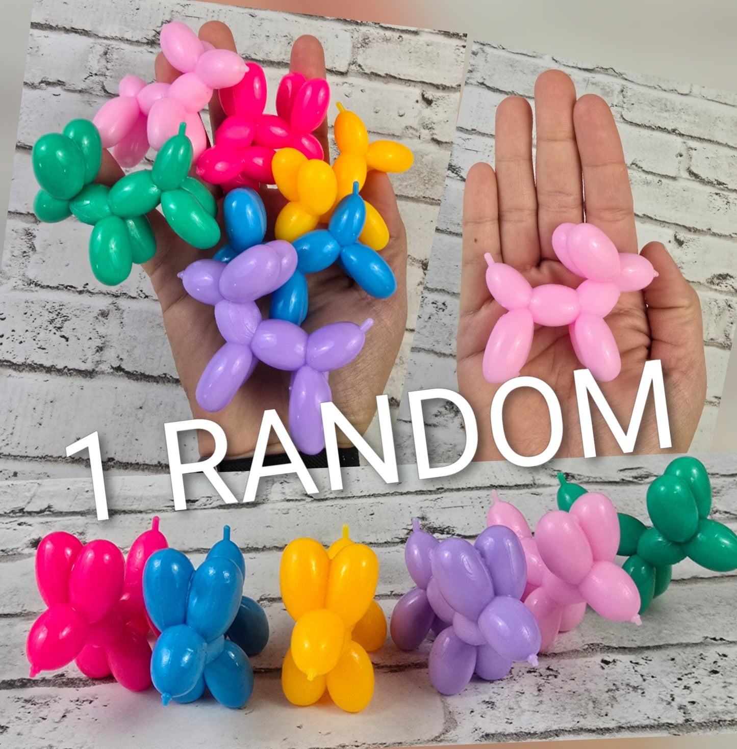 Ultra‑Smooth 2" Mini Balloon Dogs – Available in Multiple Colors
