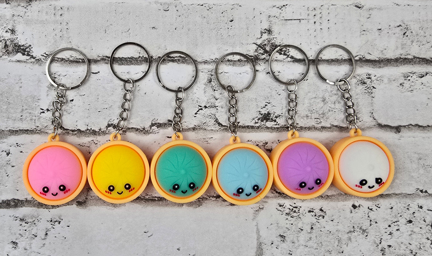 1.25" Dumpling Keychain - Multiple Colors Available