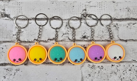 1.25" Dumpling Keychain - Multiple Colors Available