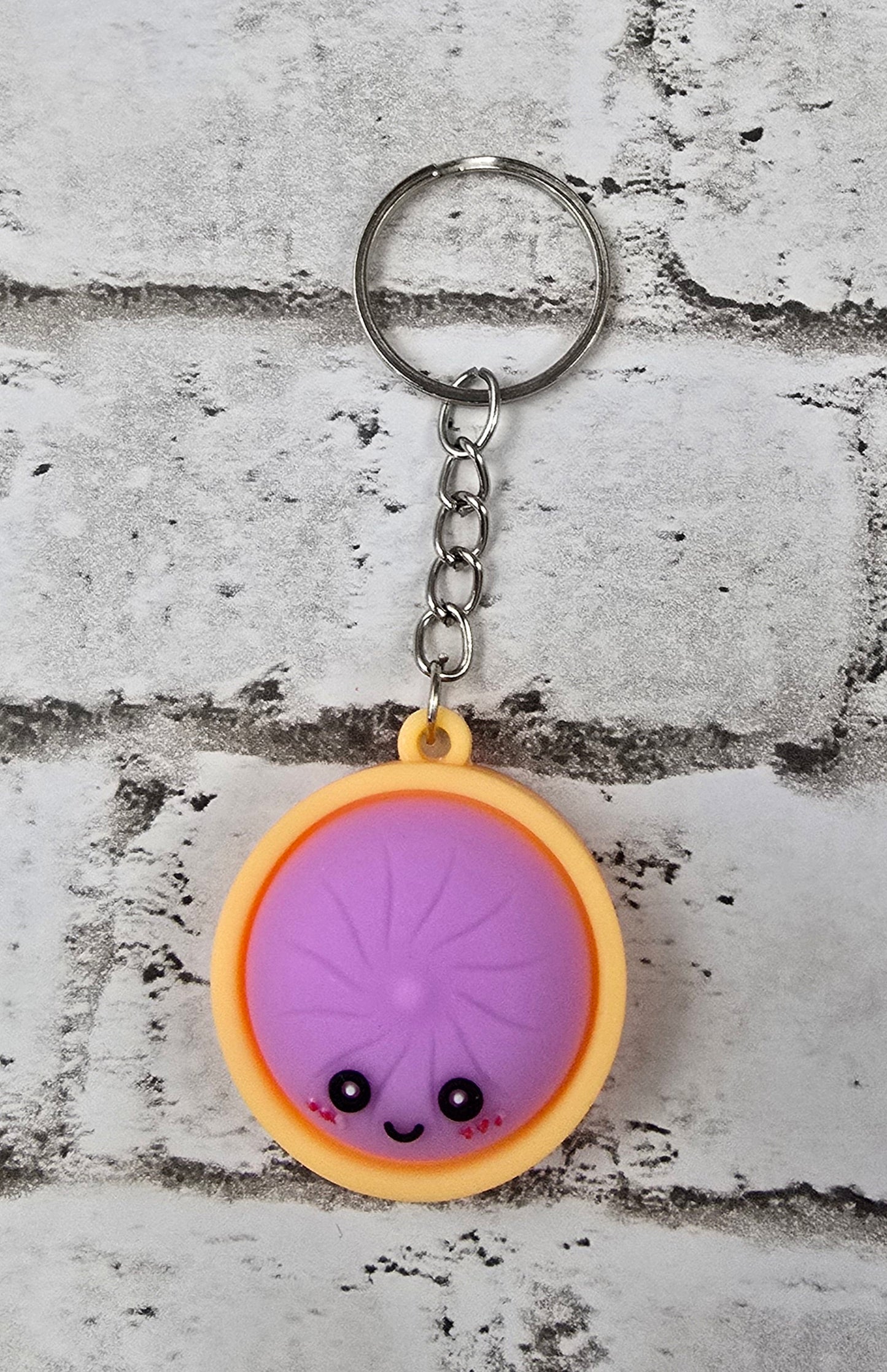 1.25" Dumpling Keychain - Multiple Colors Available