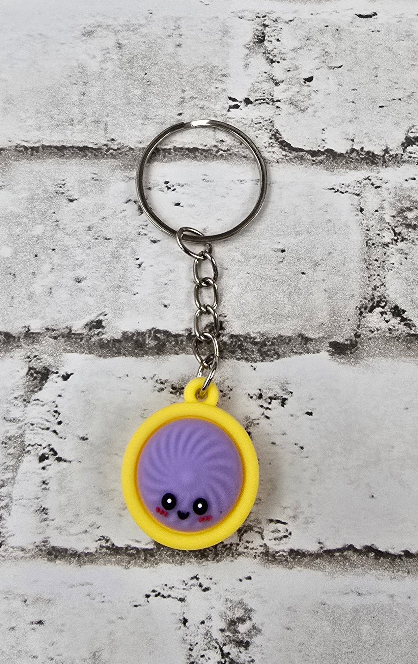 1" Dumpling Keychain - Multiple Colors Available