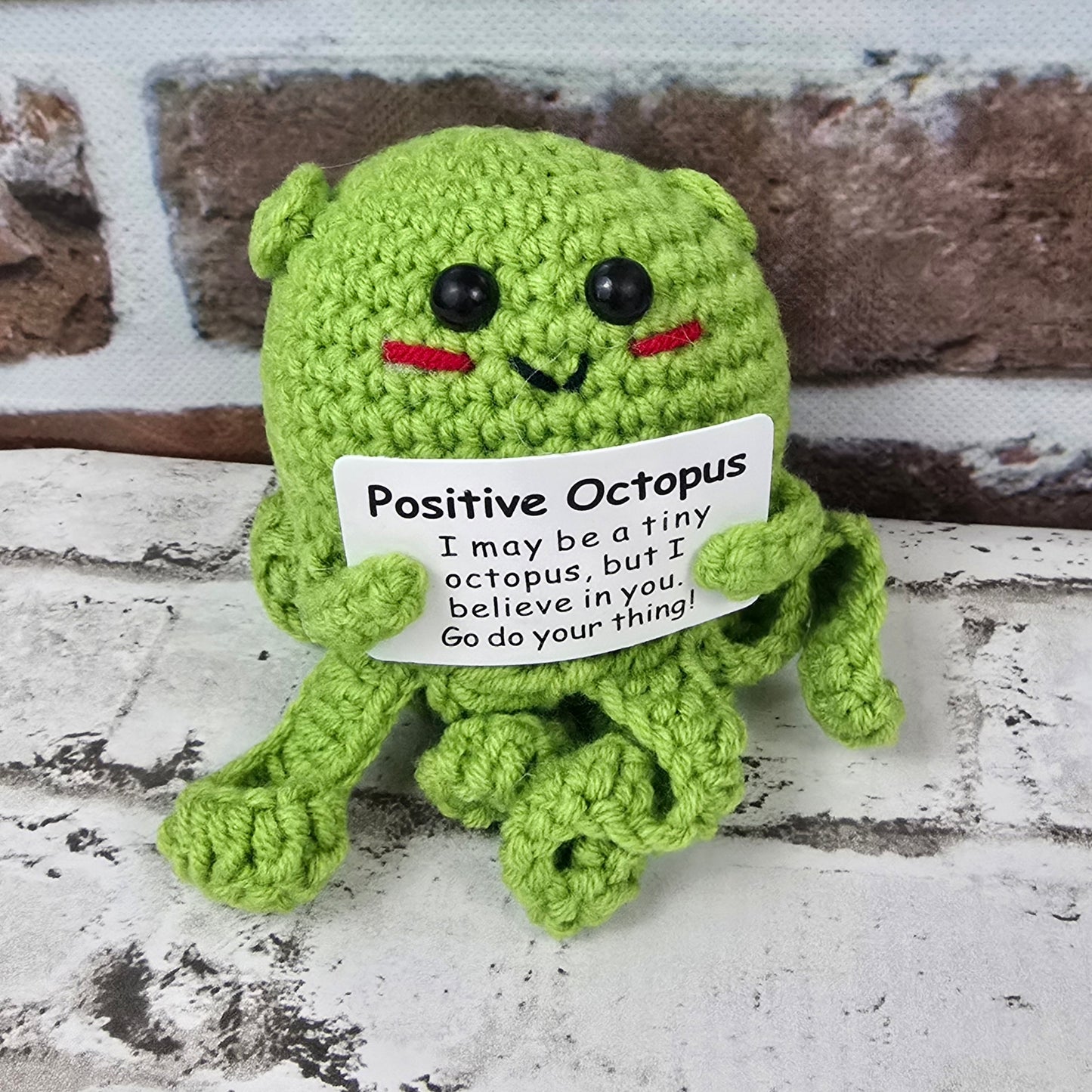 Crochet Positive Pals – Tiny Encouragers with Big Heart - Multiple Designs Available