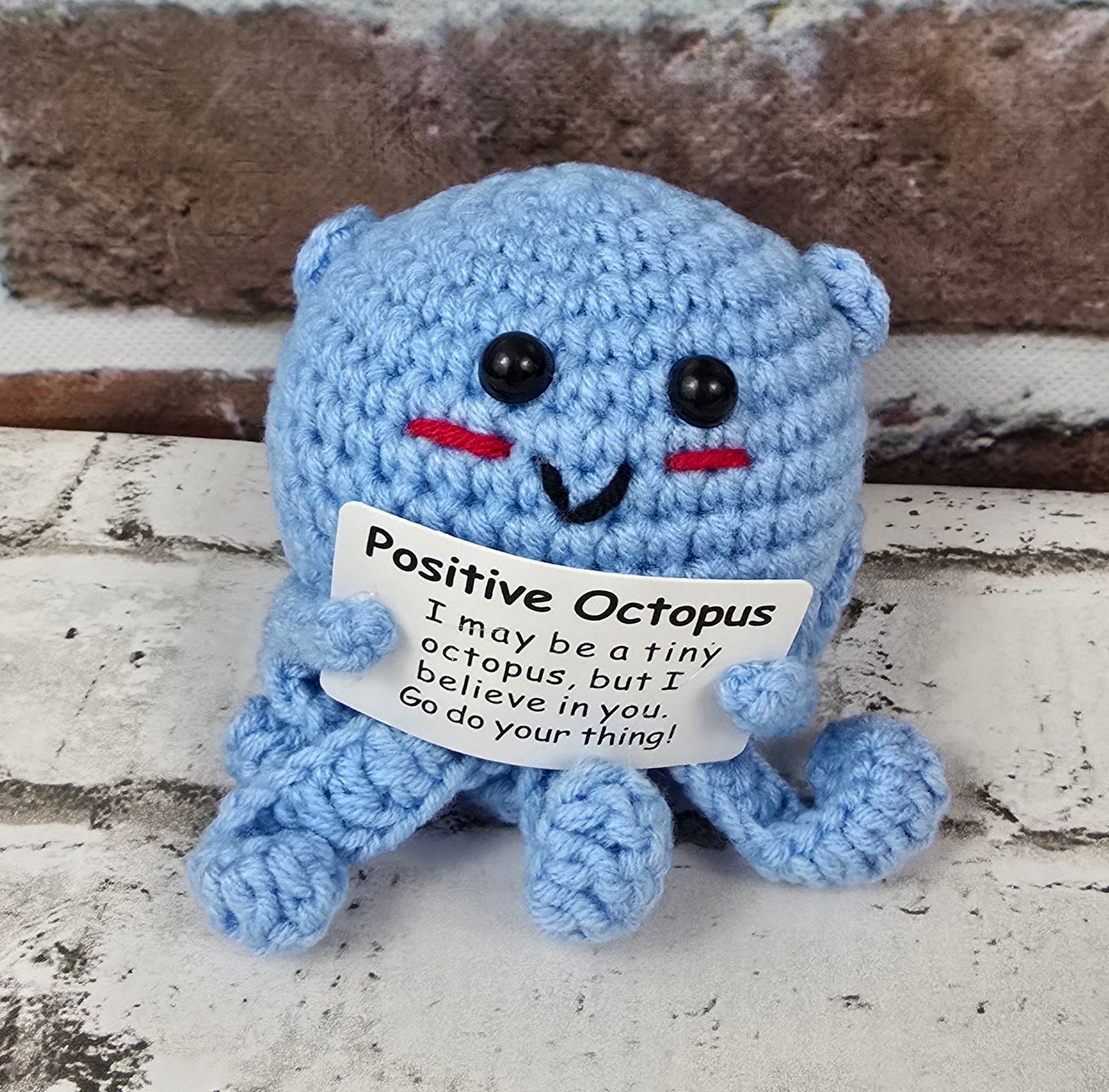 Crochet Positive Pals – Tiny Encouragers with Big Heart - Multiple Designs Available