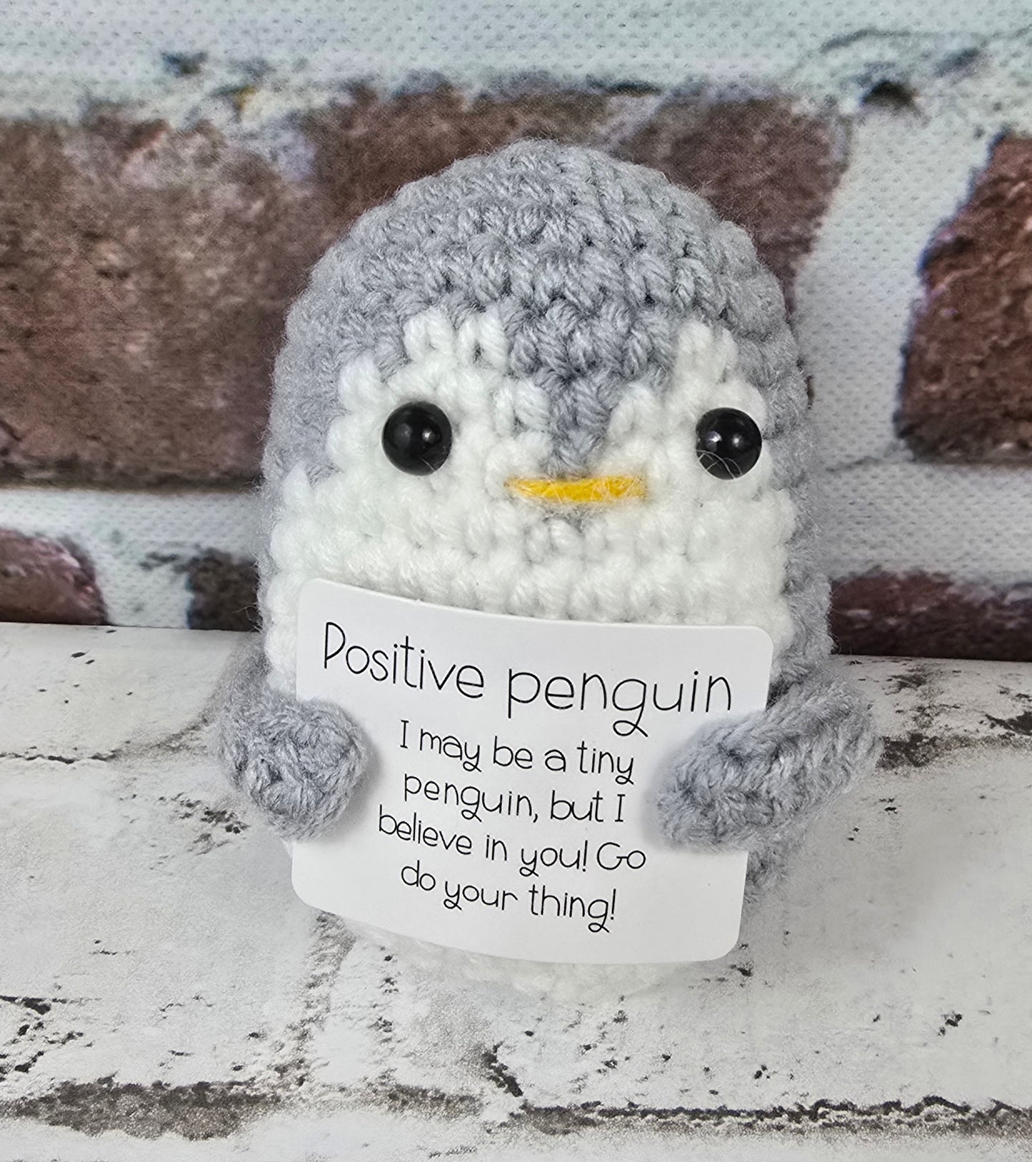 Crochet Positive Pals – Tiny Encouragers with Big Heart - Multiple Designs Available