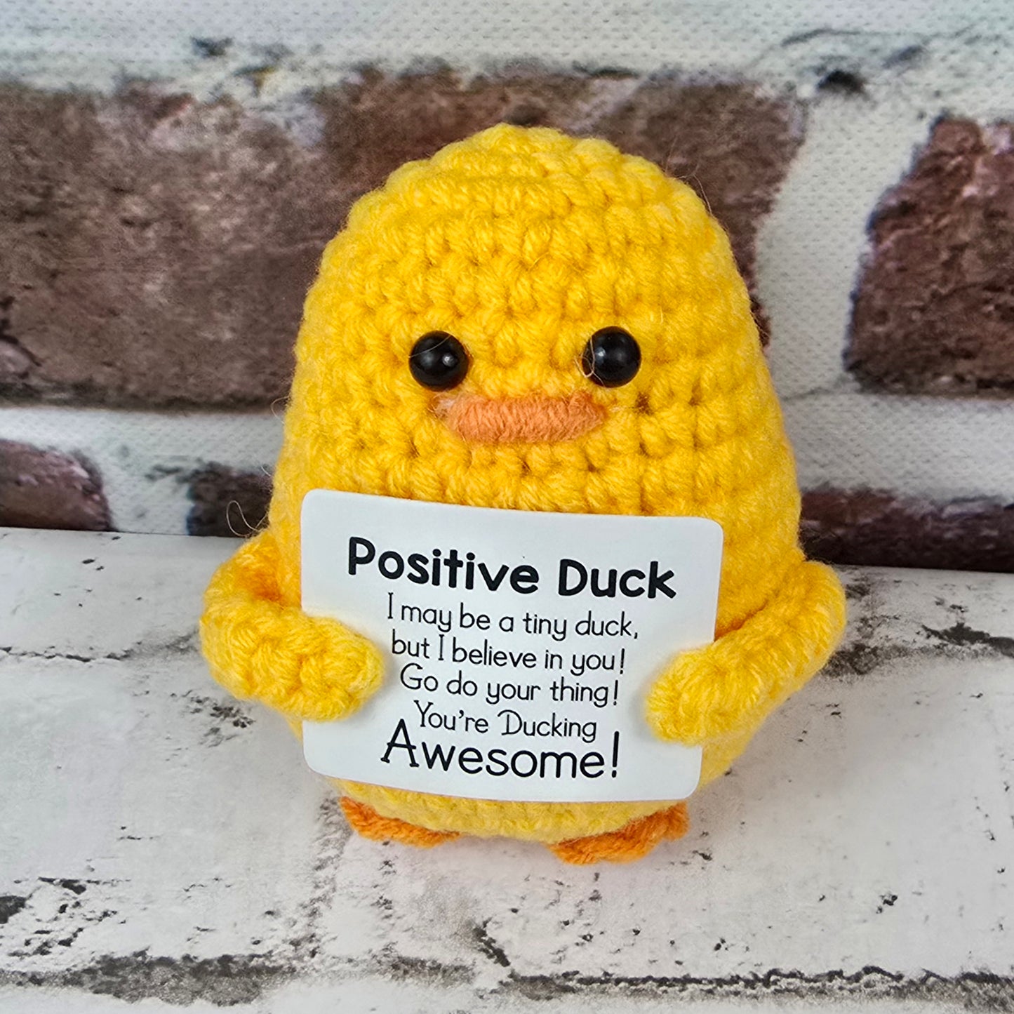 Crochet Positive Pals – Tiny Encouragers with Big Heart - Multiple Designs Available
