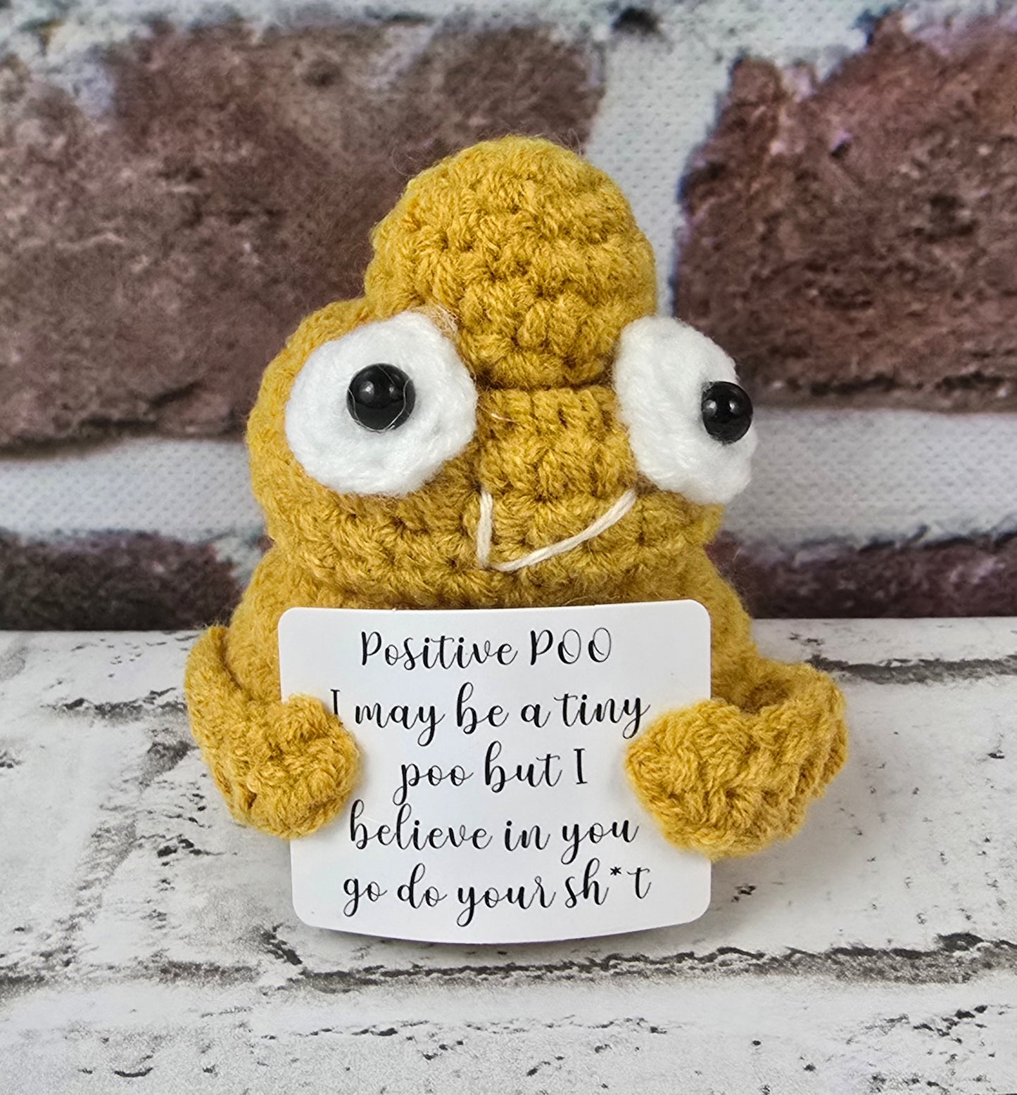Crochet Positive Pals – Tiny Encouragers with Big Heart - Multiple Designs Available