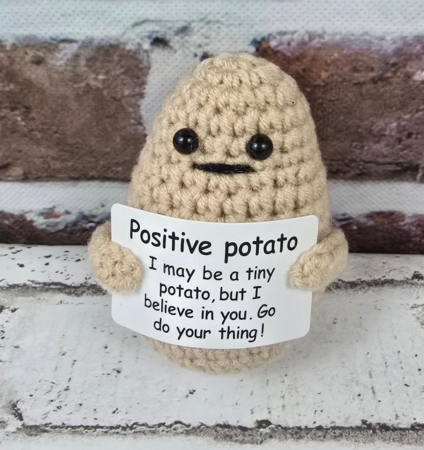 Crochet Positive Pals – Tiny Encouragers with Big Heart - Multiple Designs Available