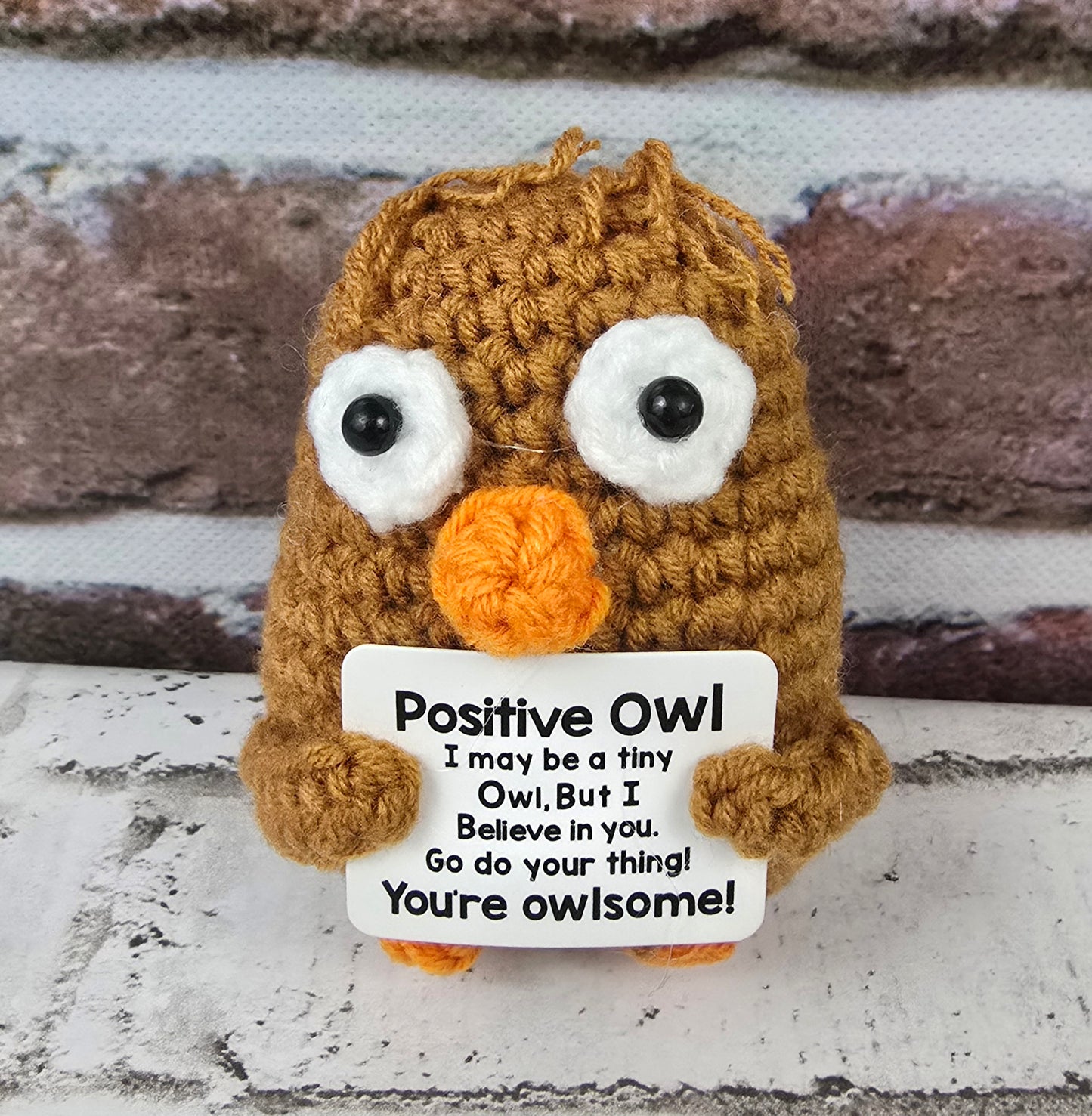 Crochet Positive Pals – Tiny Encouragers with Big Heart - Multiple Designs Available