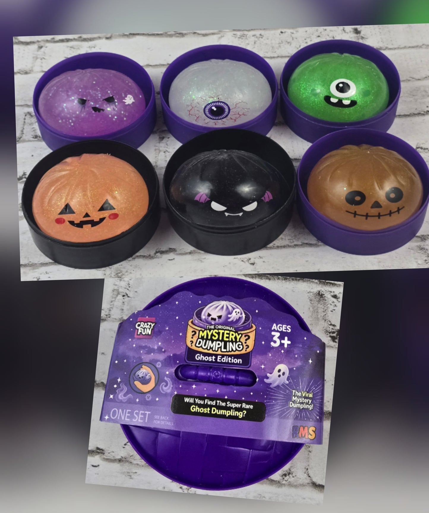 Halloween Squishy Dumplings in Steamer Case