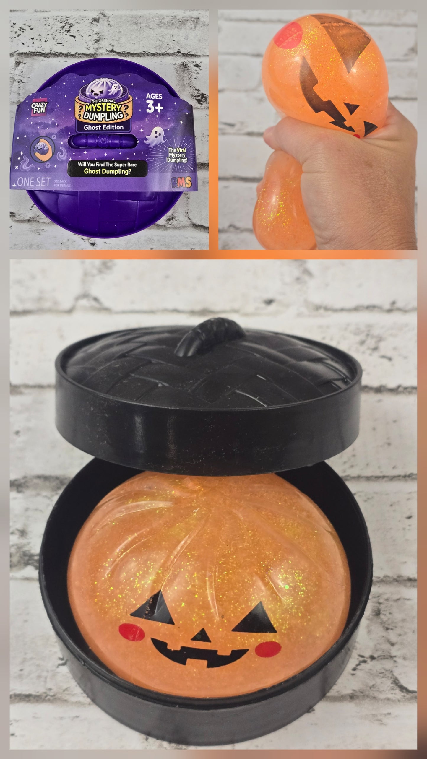 Halloween Squishy Dumplings in Steamer Case