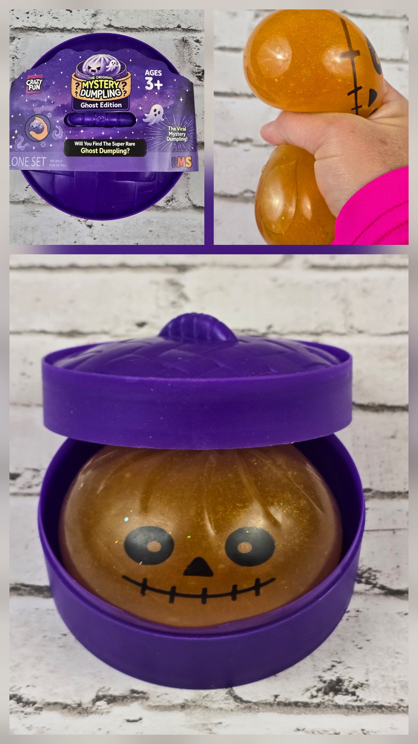 Halloween Squishy Dumplings in Steamer Case