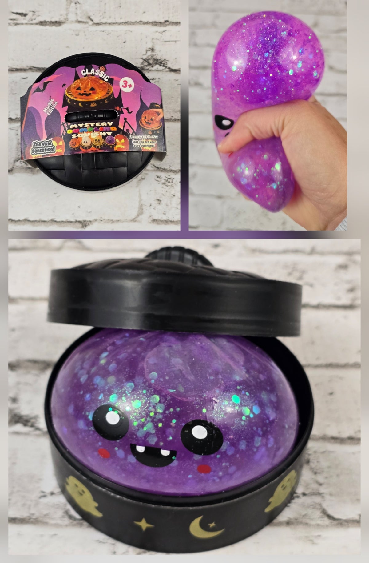 Halloween Squishy Dumplings in Halloween Steamer Case