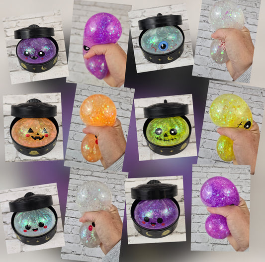 Halloween Squishy Dumplings in Halloween Steamer Case