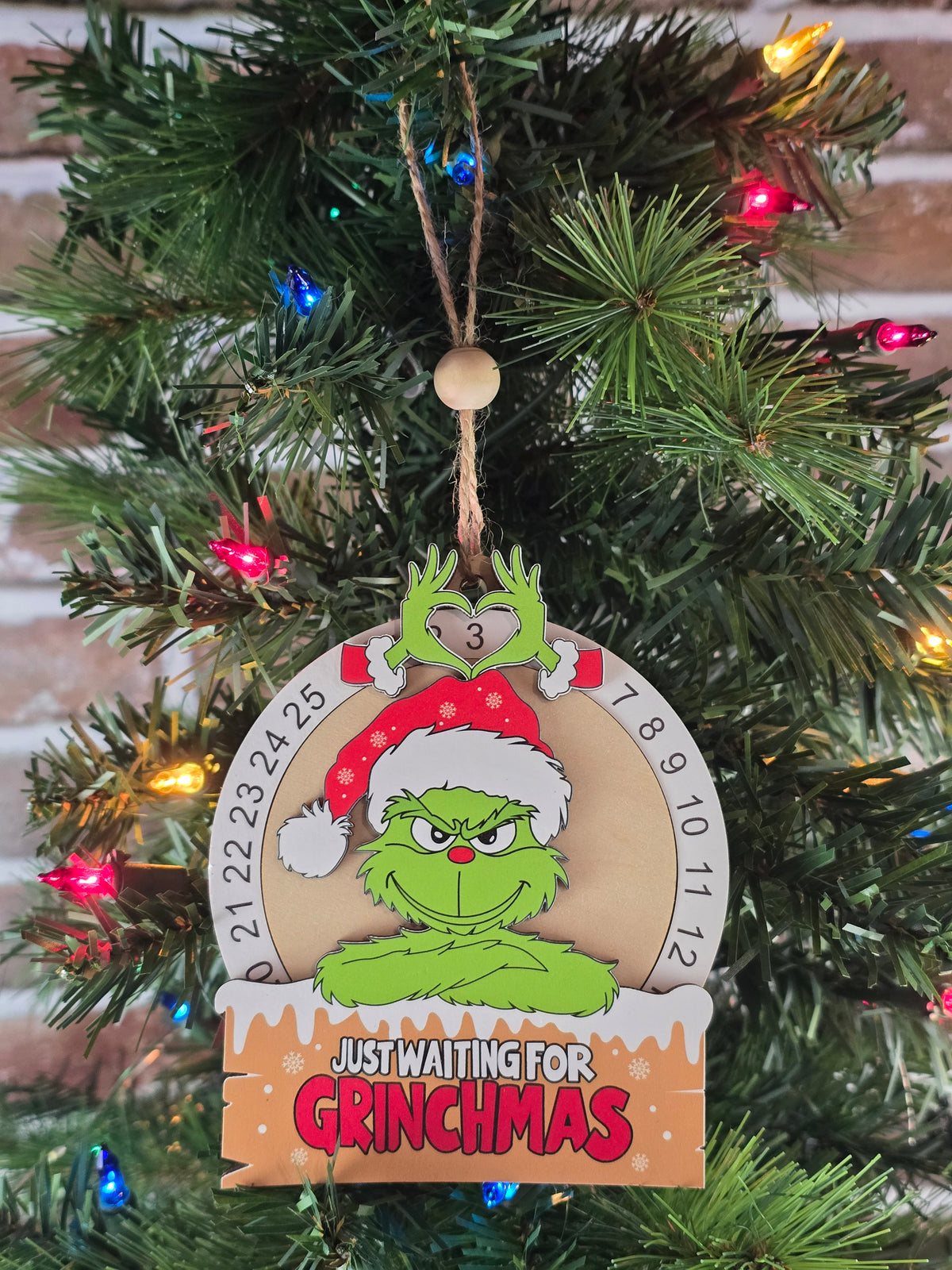 Green Guy / Mean One Countdown Ornament (Retail‑Ready Packaging) - Multiple Options Available