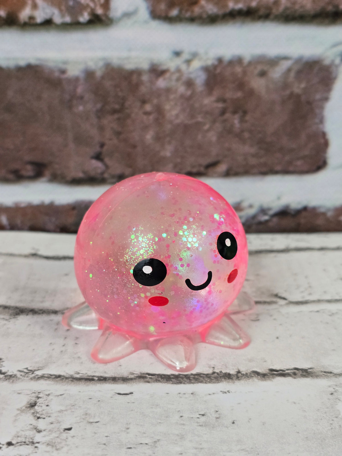 Sparkle Jelly Octopus Squishies – Multiple Colors Available