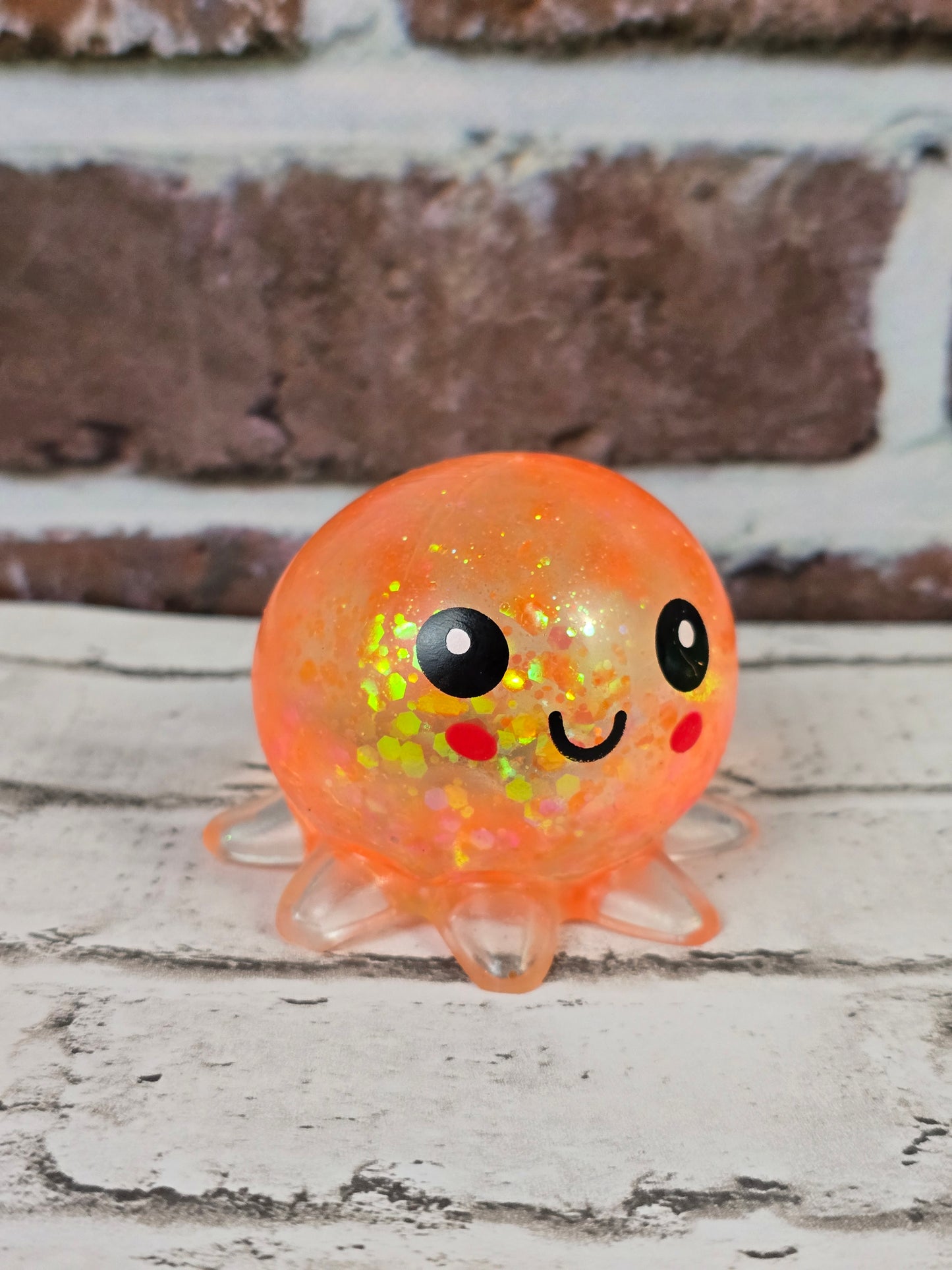 Sparkle Jelly Octopus Squishies – Multiple Colors Available