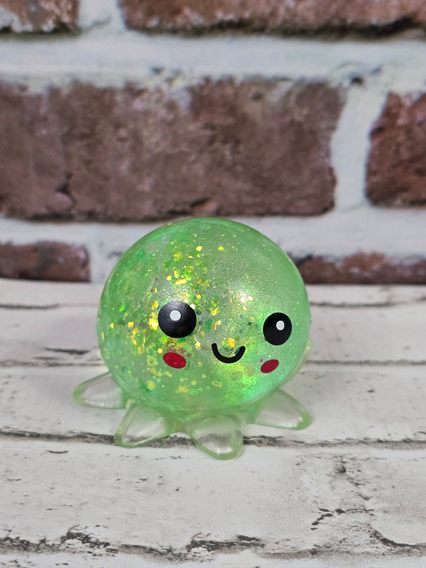 Sparkle Jelly Octopus Squishies – Multiple Colors Available