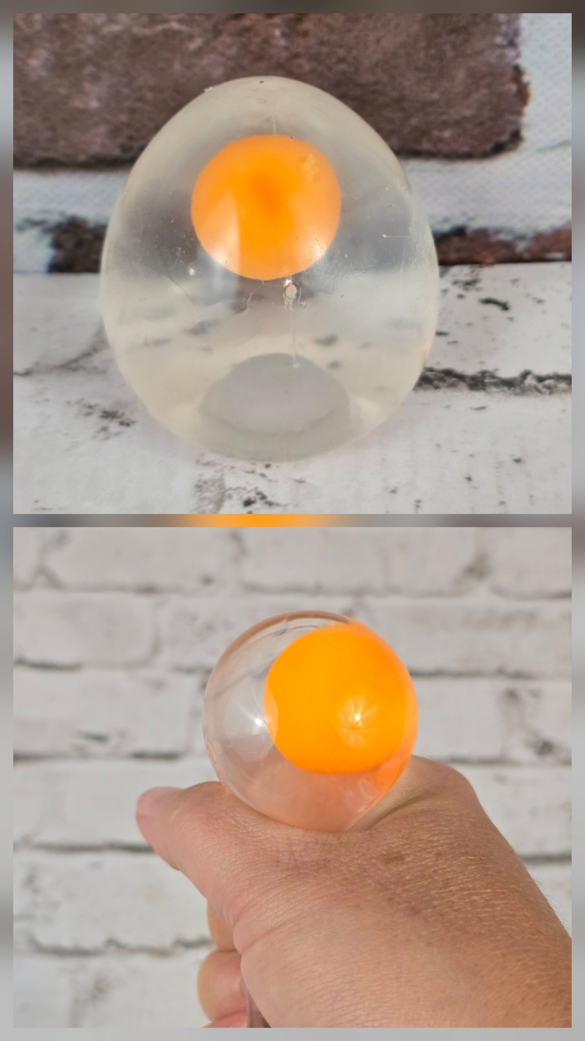 2.5" Egg Splat Ball – Ultra‑Sticky Sensory Throw Toy (Residue‑Forming) - Multiple Options Available