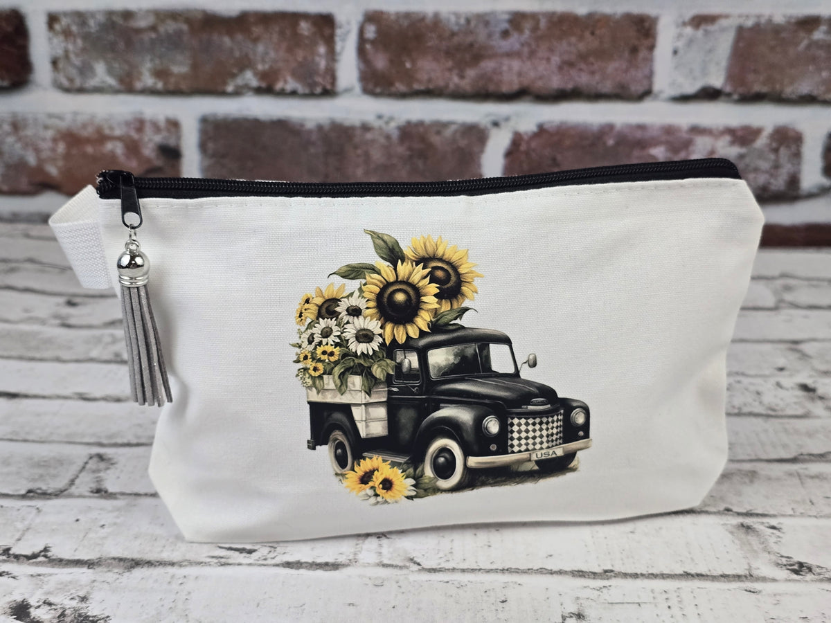 Vintage Vehicles Zipper Pouch Collection – Choose Your Design