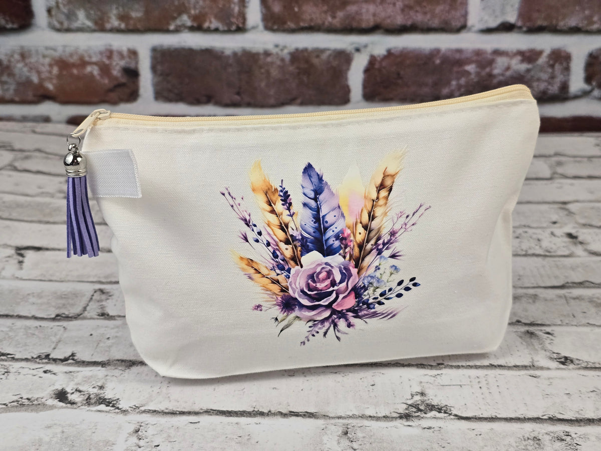 Boho Western Themed Zipper Pouch Collection – Choose Your Design