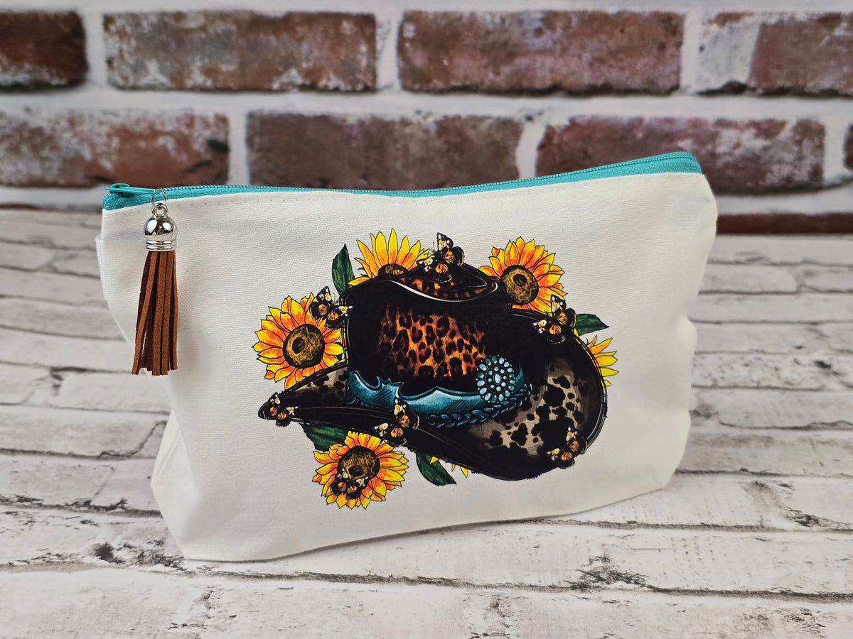 Western Country Themed Zipper Pouch Collection – Choose Your Design