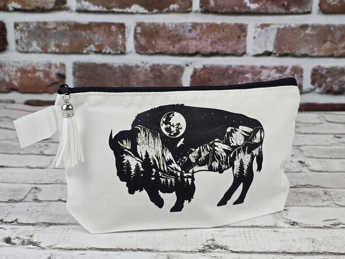 Boho Western Themed Zipper Pouch Collection – Choose Your Design
