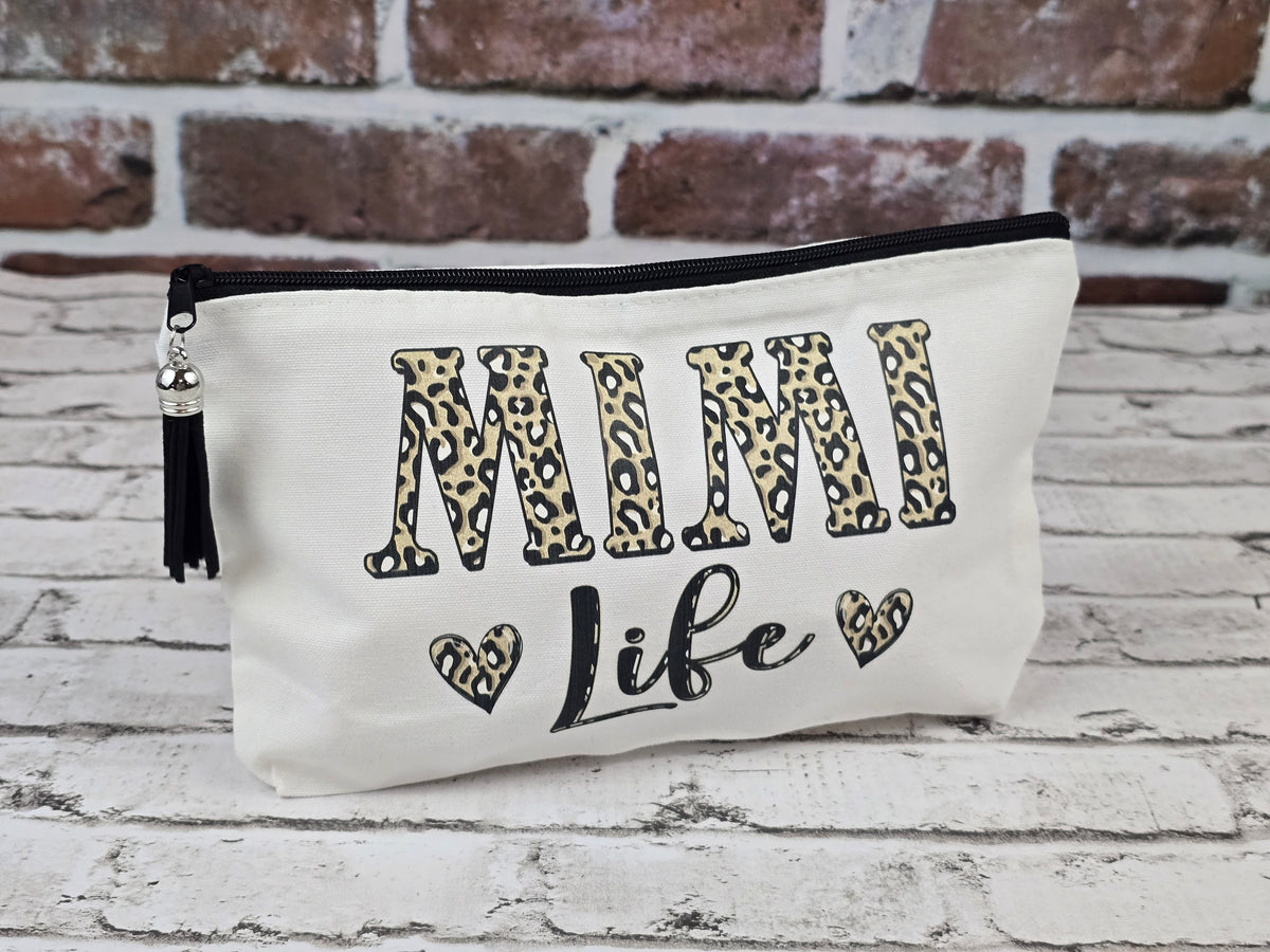 Mama • Mom • Grandma • Mimi • Nana Zipper Pouch Collection – Choose Your Design